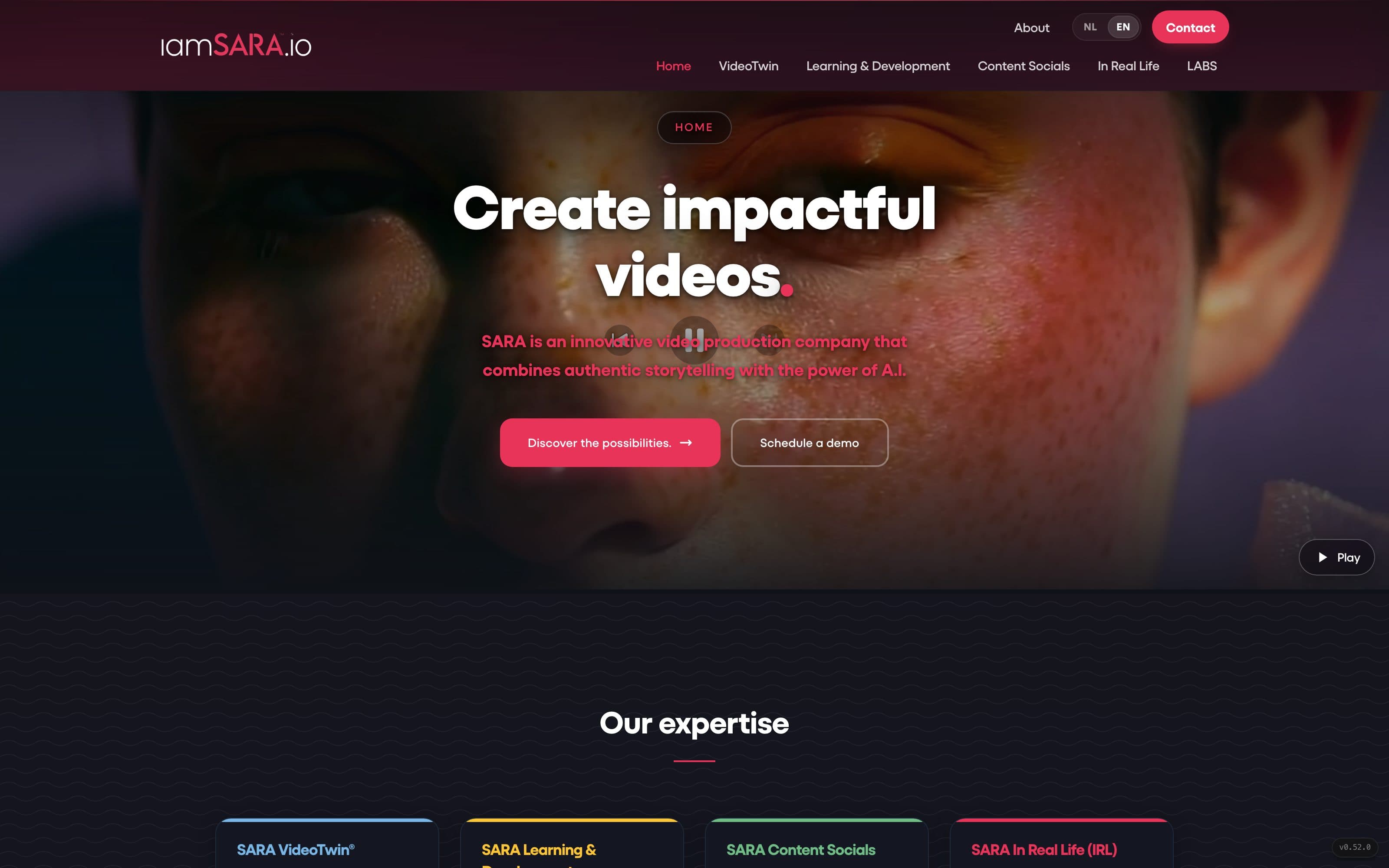 iamsara.io — Create impactful videos.